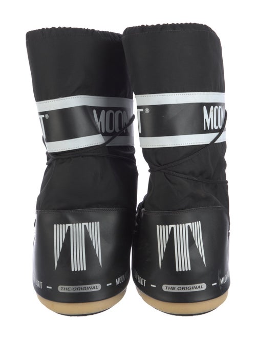 Moon Boot Nylon Graphic Print Lace-Up Boots