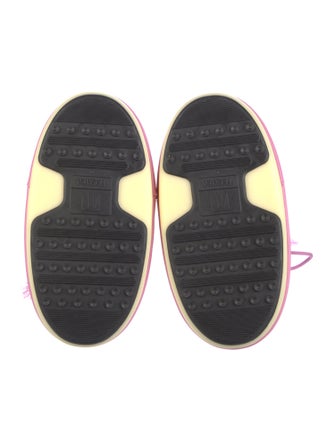 Moon Boot Nylon Striped Lace-Up Boots