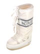 Moon Boot Nylon Graphic Print Lace-Up Boots