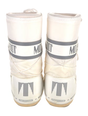 Moon Boot Nylon Graphic Print Lace-Up Boots