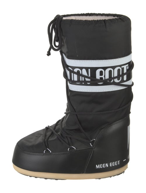 Moon Boot Nylon Striped Lace-Up Boots