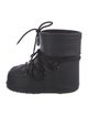 Moon Boot Nylon Bow Accents Lace-Up Boots