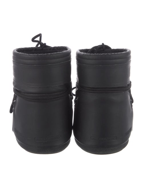 Moon Boot Nylon Bow Accents Lace-Up Boots