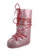 Moon Boot PVC Printed Lace-Up Boots