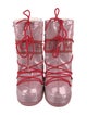 Moon Boot PVC Printed Lace-Up Boots