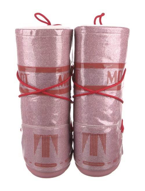 Moon Boot PVC Printed Lace-Up Boots