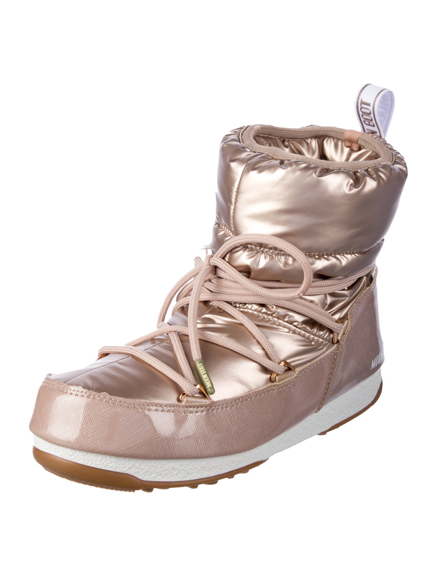 Moon Boot Nylon Lace-Up Boots w/ Tags