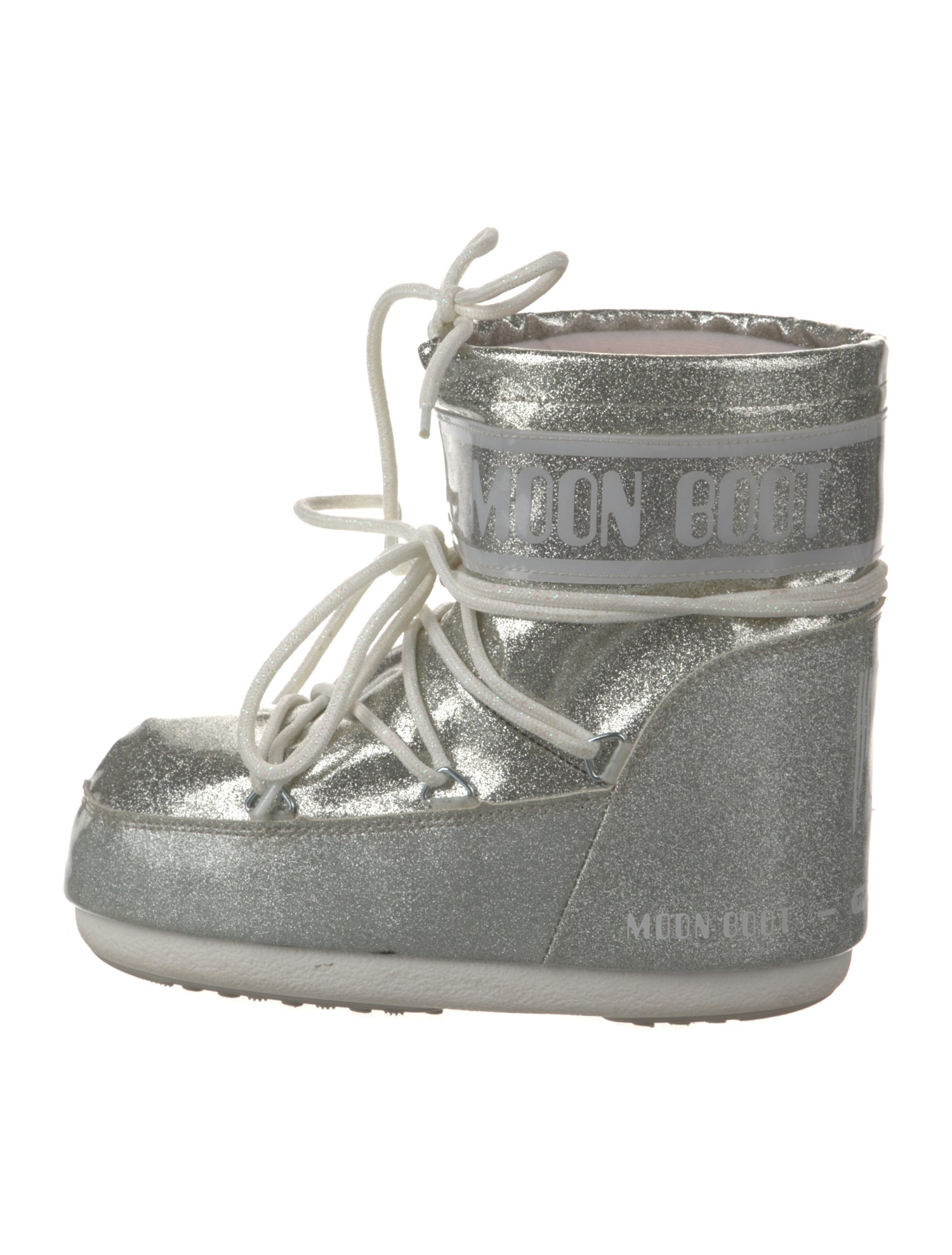 Moon Boot PVC Graphic Print Lace-Up Boots