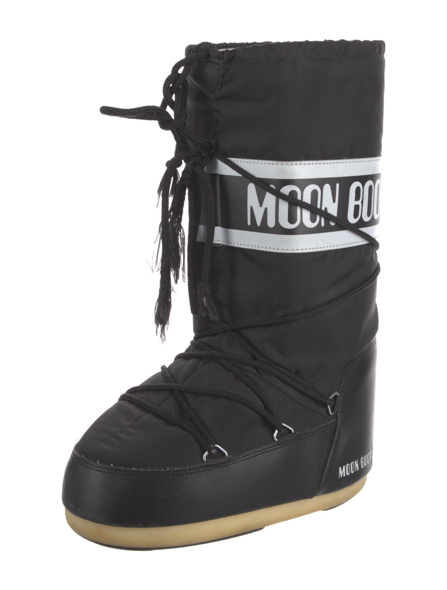 Moon Boot Nylon Printed Lace-Up Boots