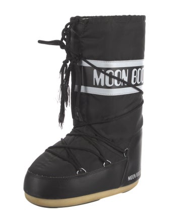 Moon Boot Nylon Printed Lace-Up Boots