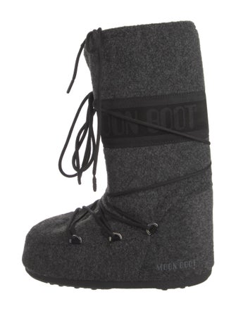Moon Boot Wool Lace-Up Boots