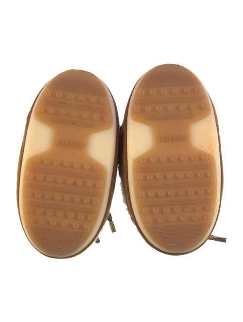 Moon Boot Suede Colorblock Pattern Lace-Up Boots