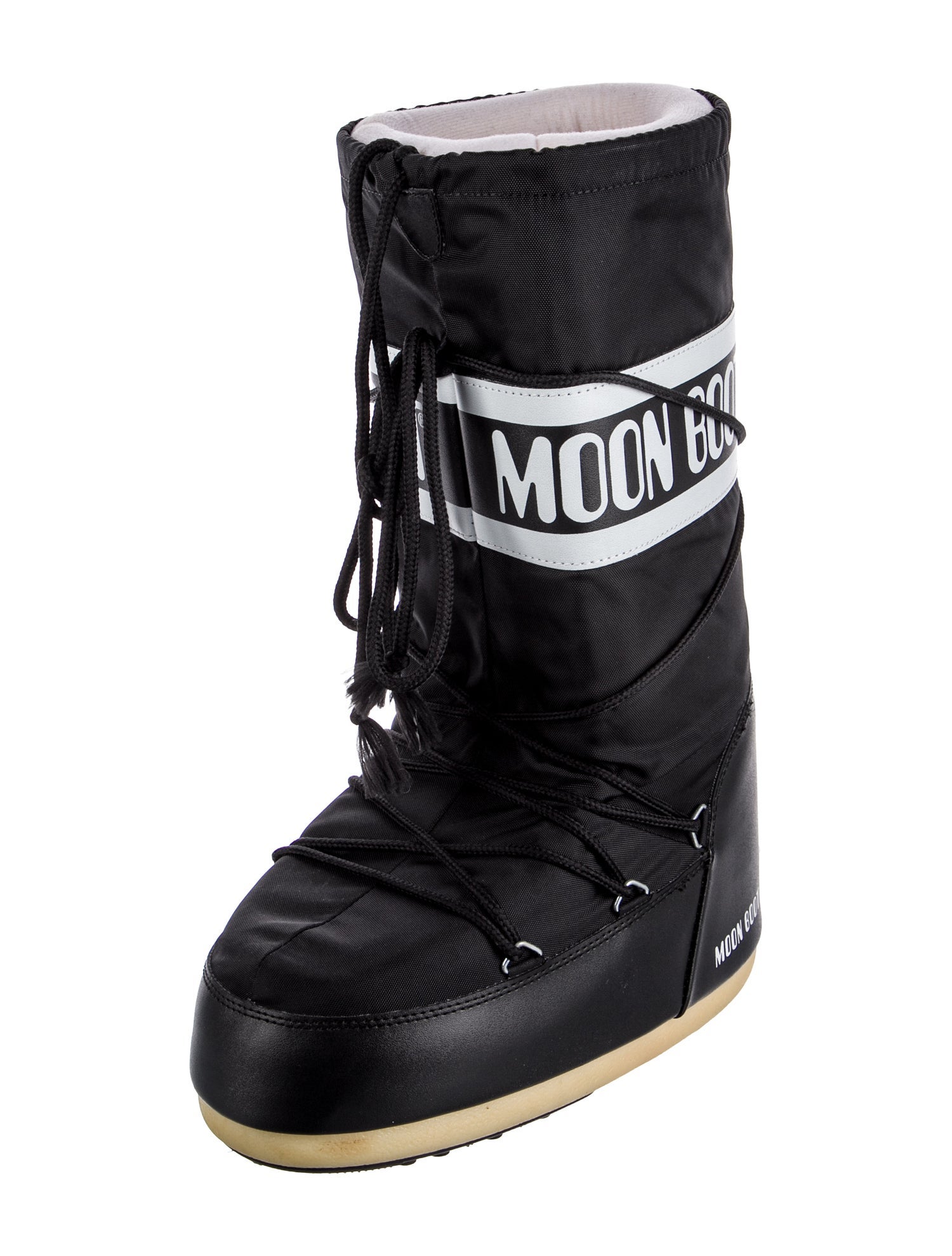 Moon Boot Nylon Printed Lace-Up Boots