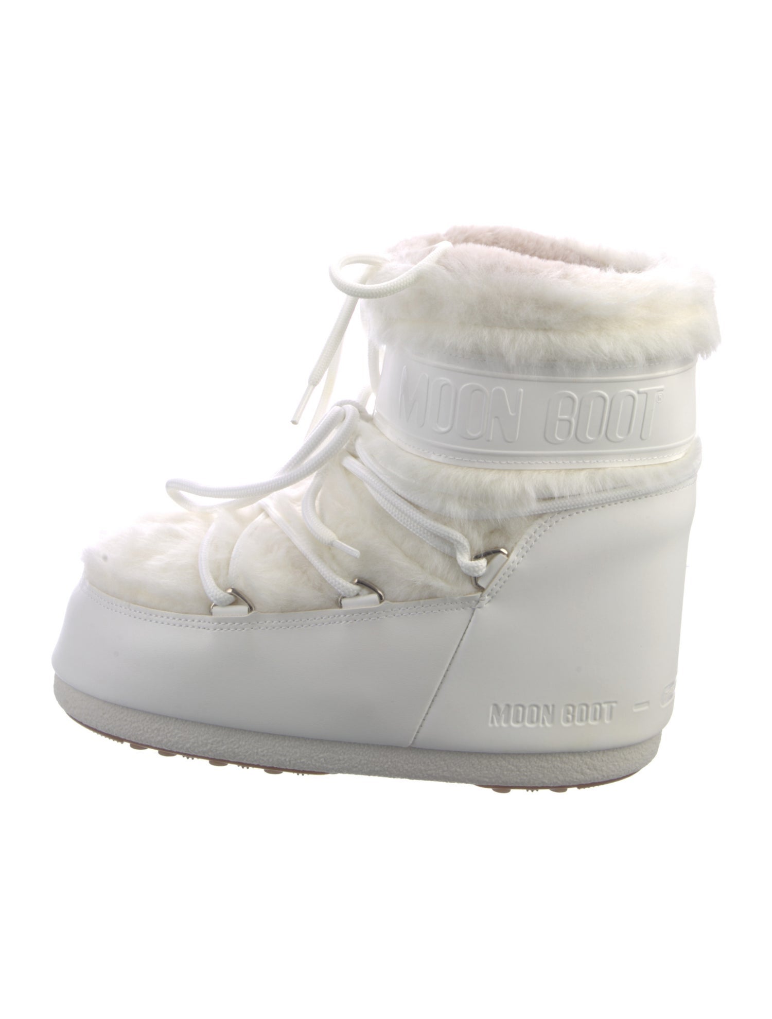 Moon Boot Leather Lace-Up Boots