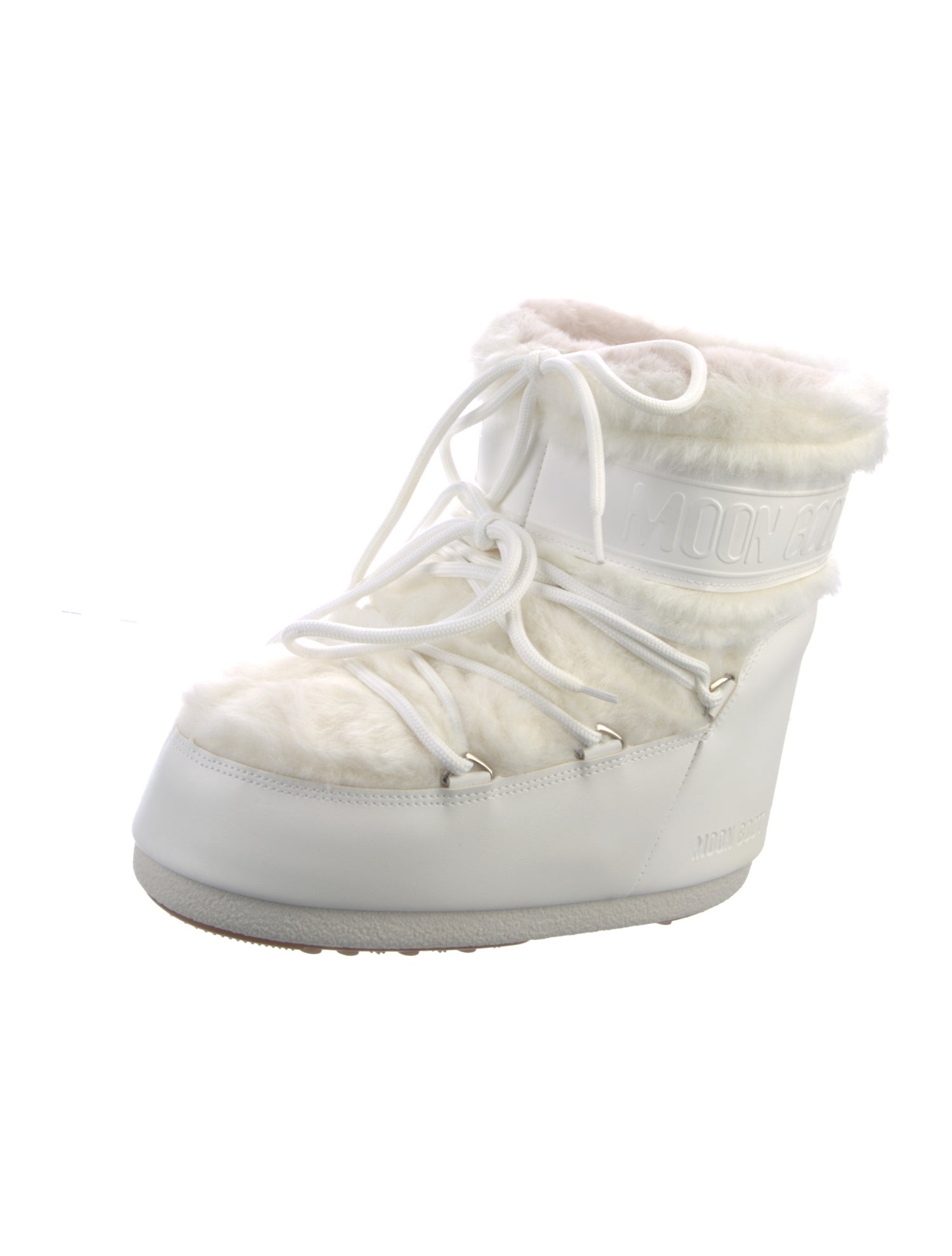 Moon Boot Leather Lace-Up Boots