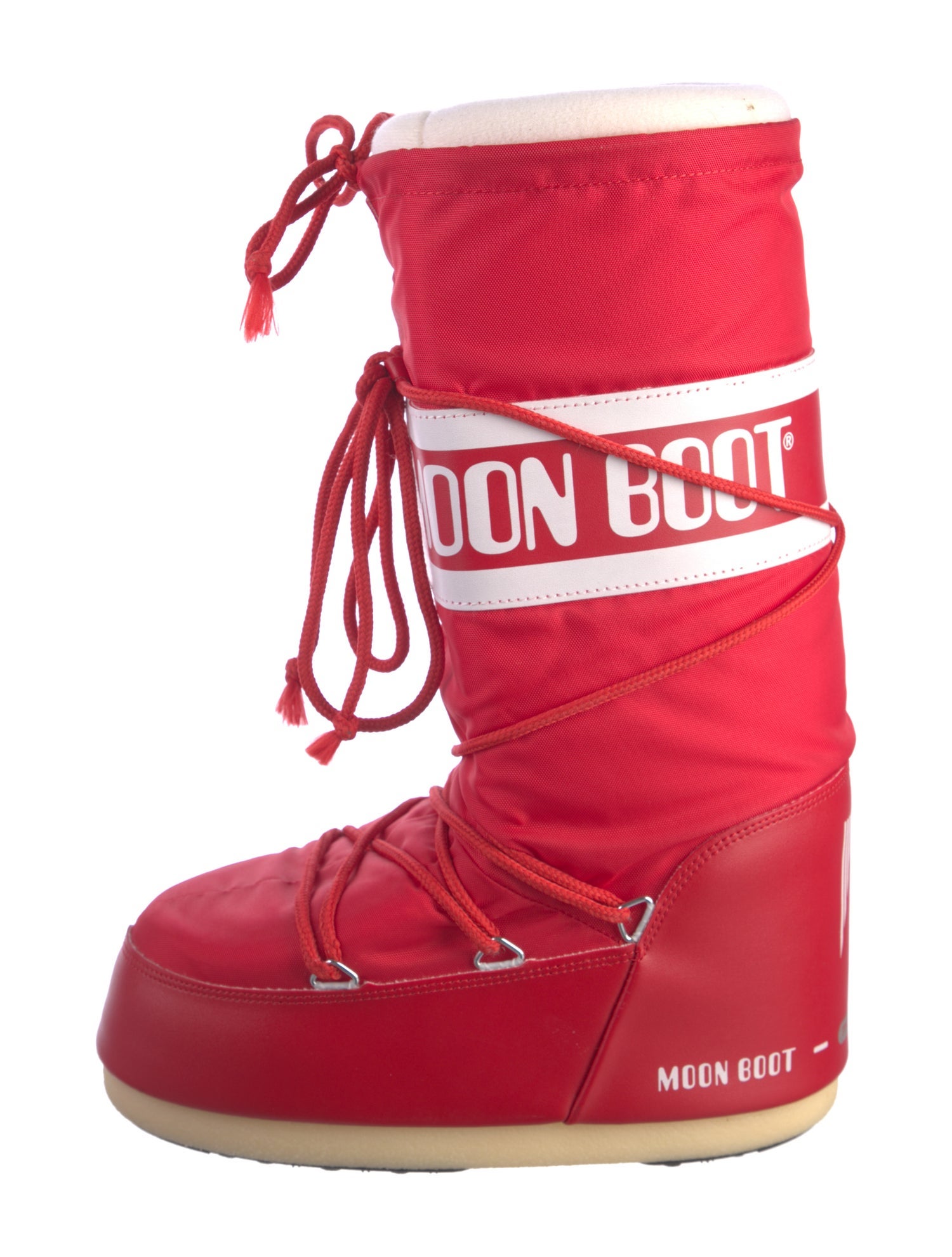 Moon Boot Nylon Printed Lace-Up Boots