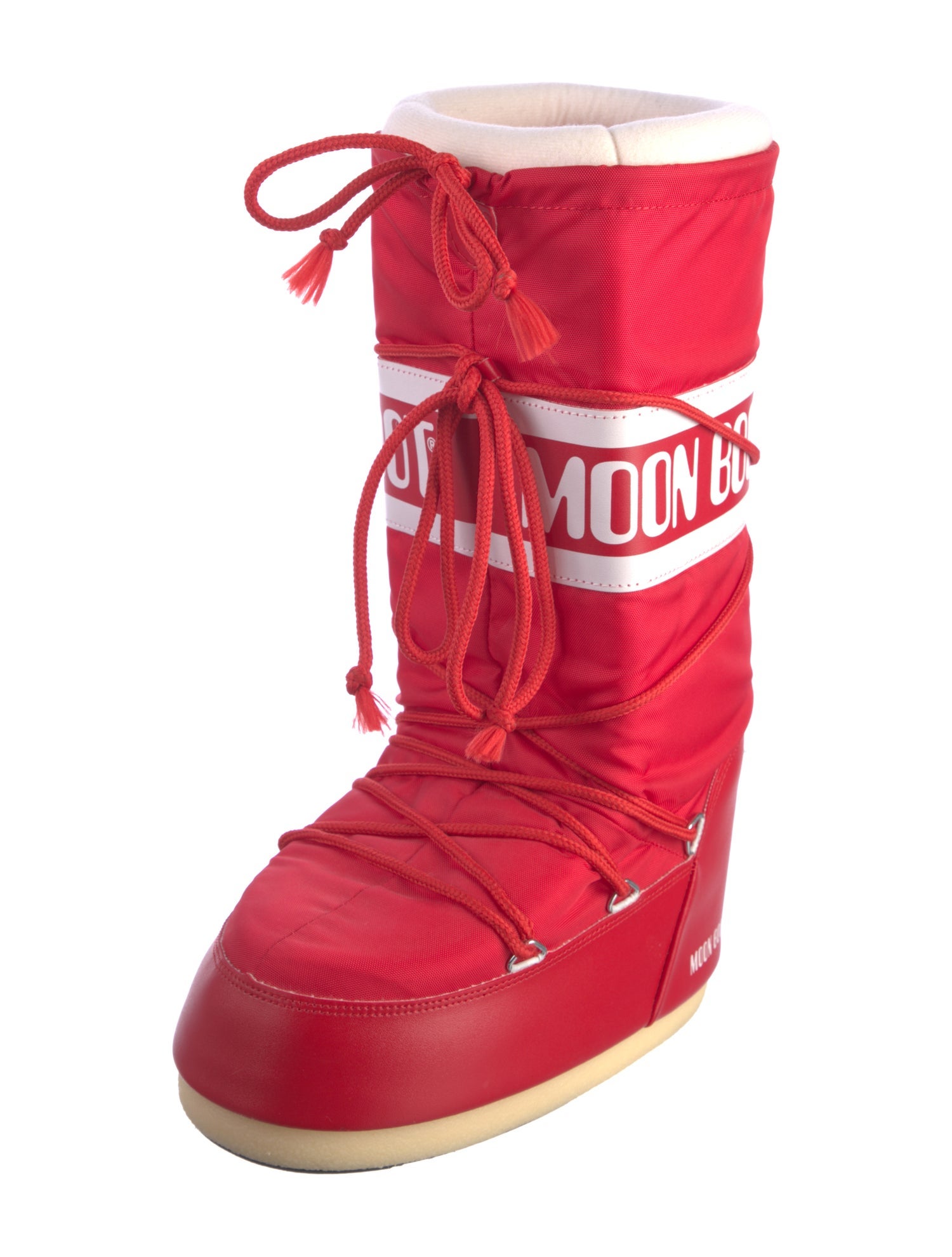 Moon Boot Nylon Printed Lace-Up Boots