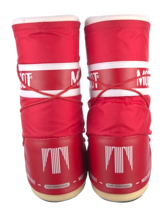 Moon Boot Nylon Printed Lace-Up Boots