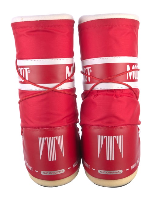 Moon Boot Nylon Printed Lace-Up Boots