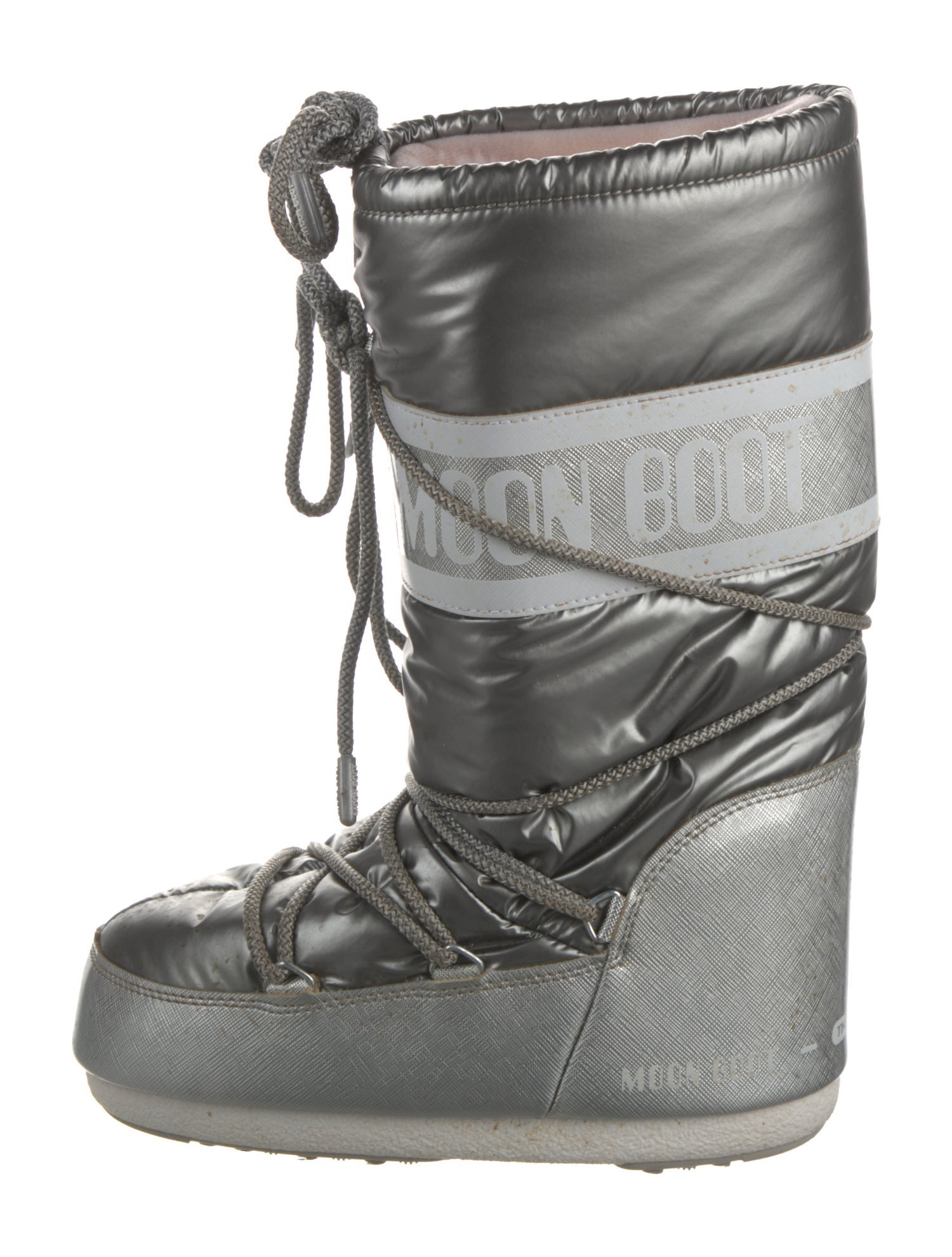 Moon Boot Nylon Printed Lace-Up Boots