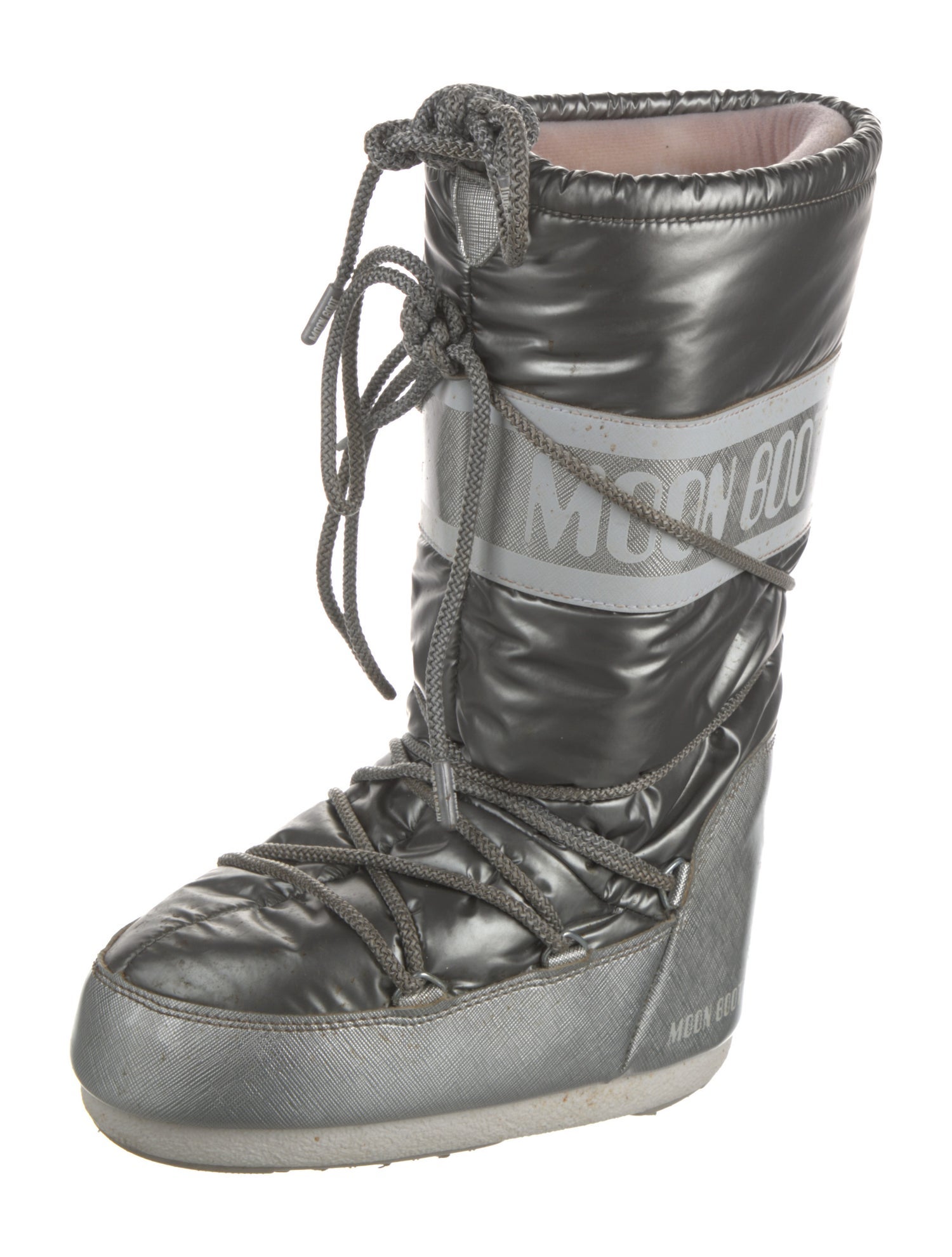 Moon Boot Nylon Printed Lace-Up Boots