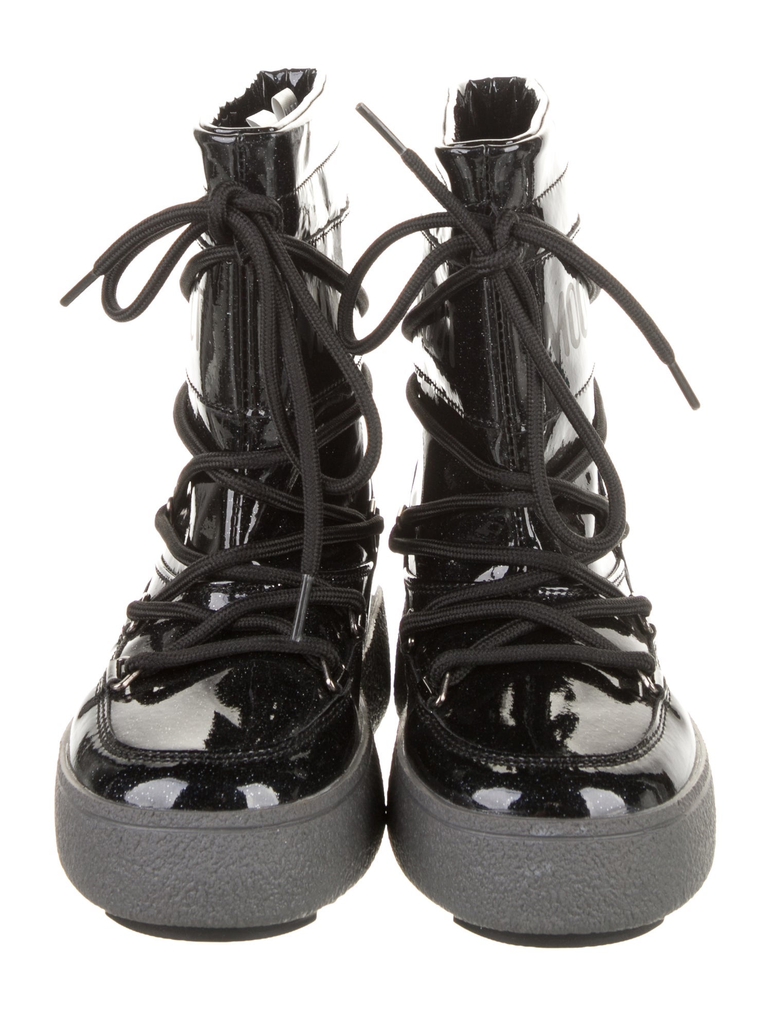 Moon Boot Girls' Logo Print MB JTRACK TUBE GLITTER Snow Boot