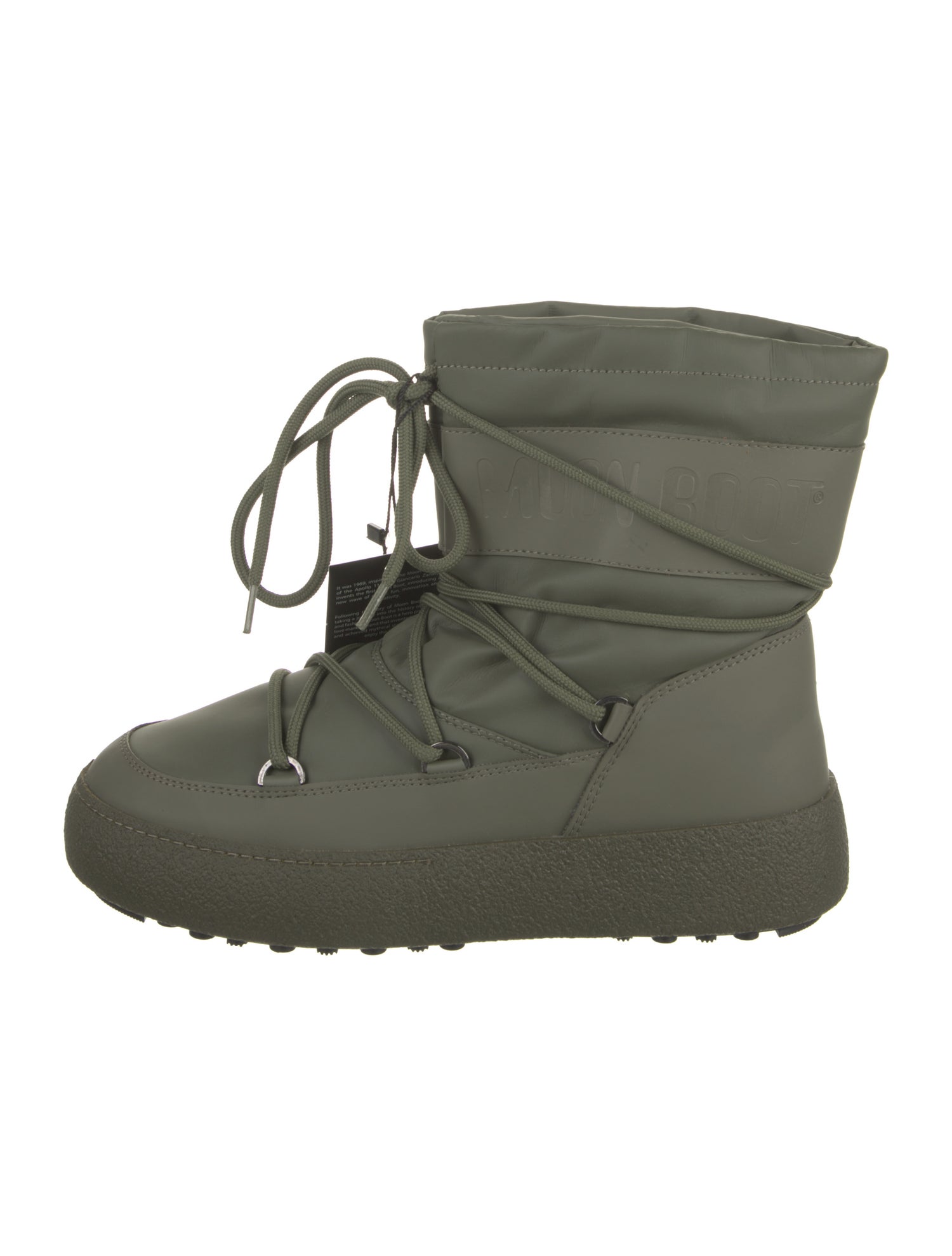 Moon Boot Leather Lace-Up Boots