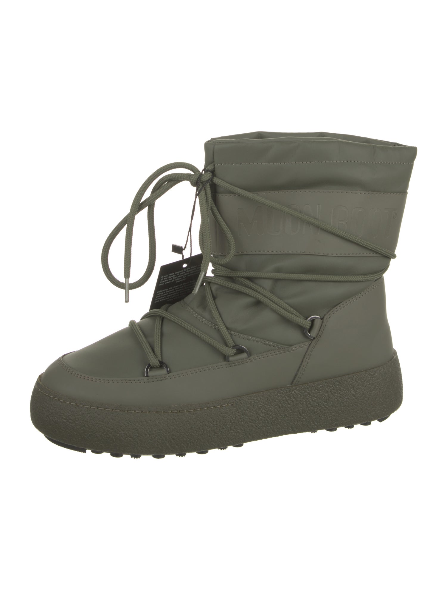 Moon Boot Leather Lace-Up Boots