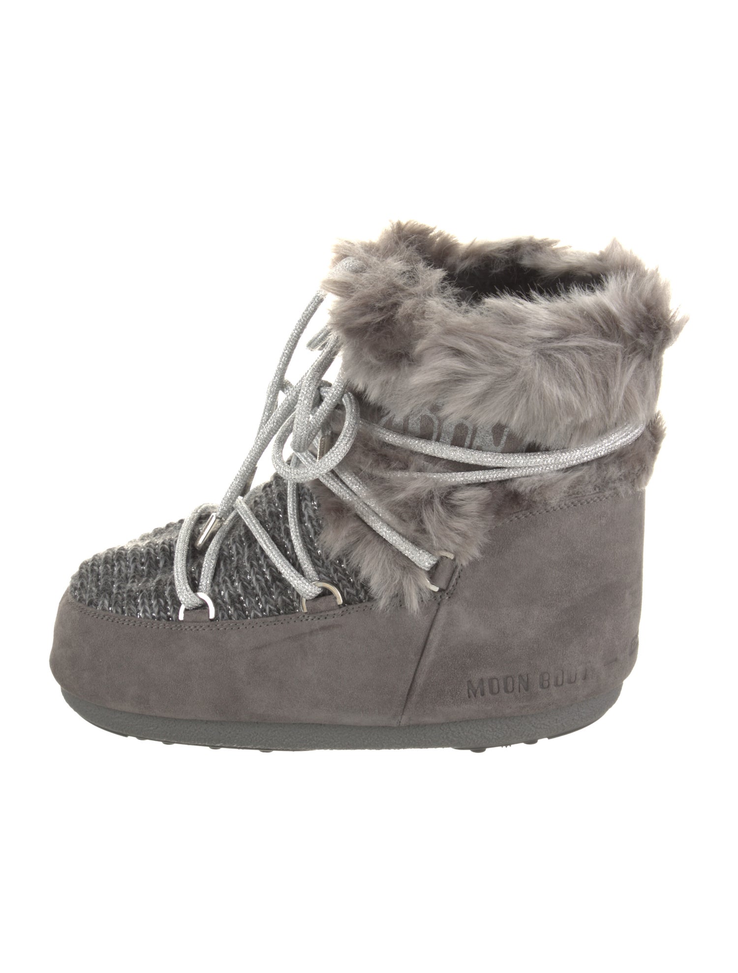 Moon Boot Suede Lace-Up Boots w/ Tags