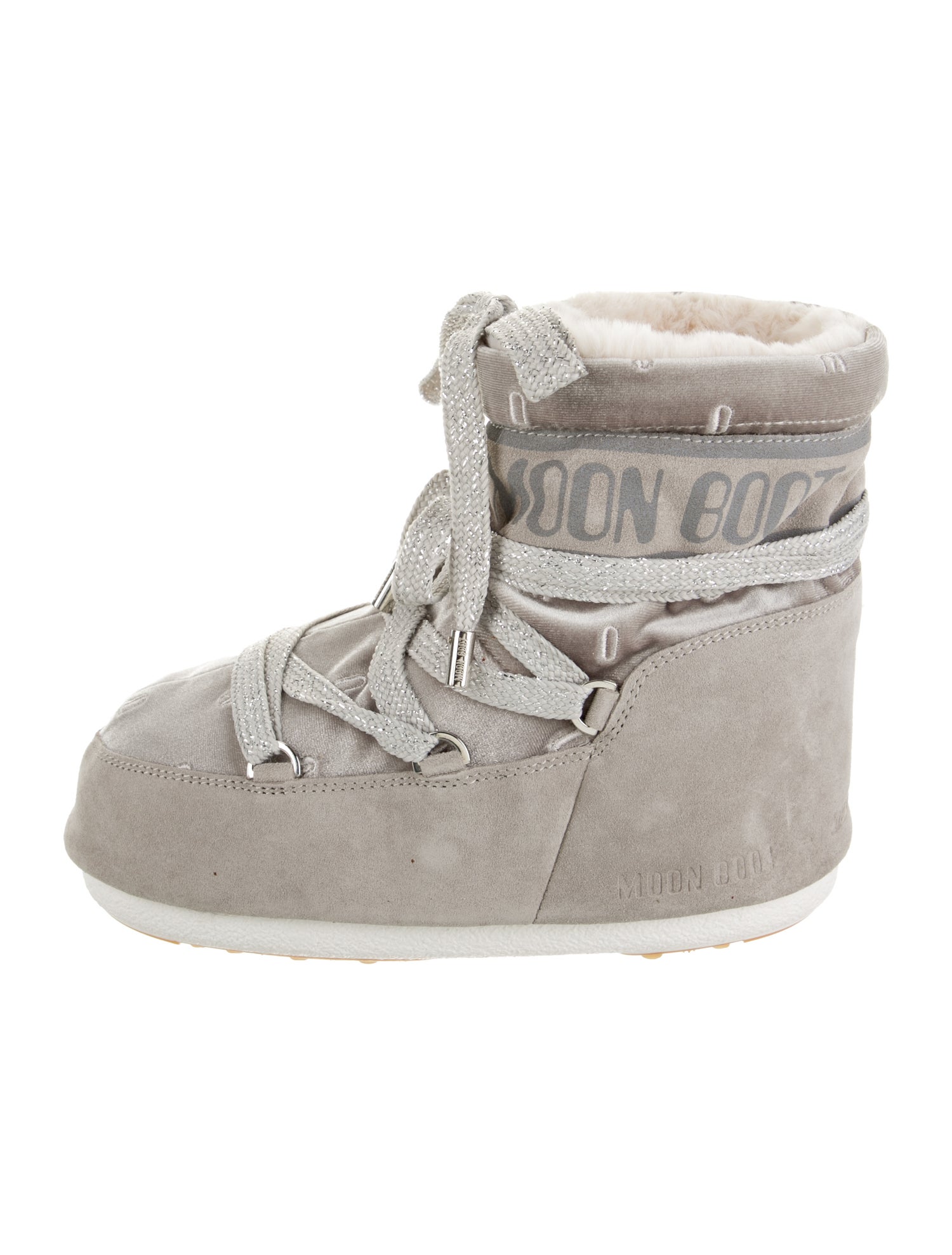 Moon Boot Printed Lace-Up Boots w/ Tags