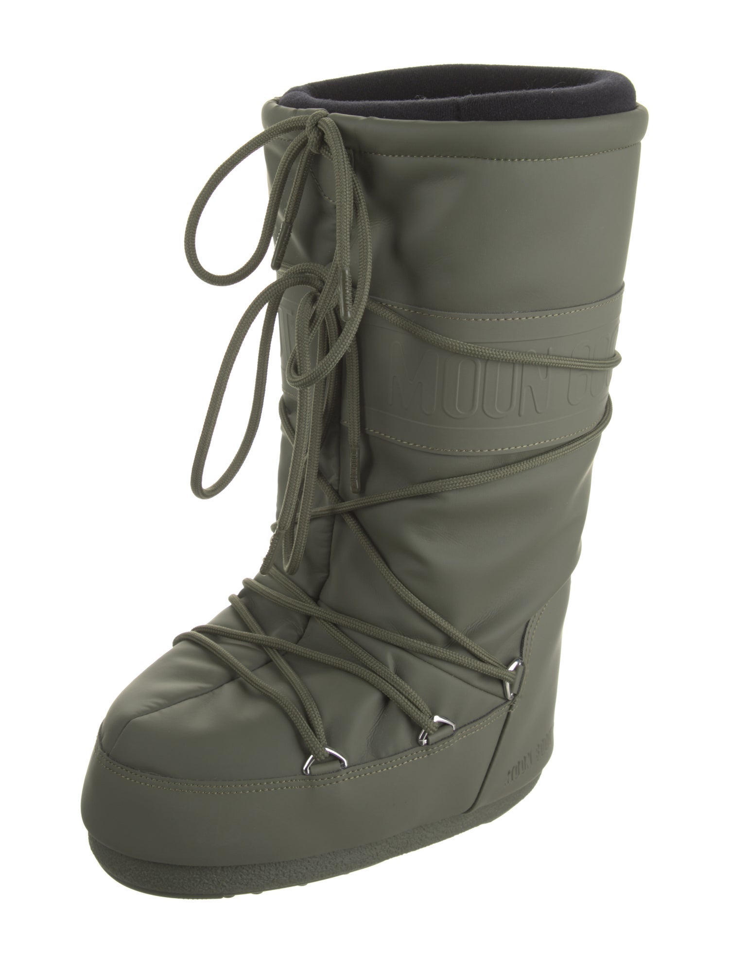 Moon Boot Leather Lace-Up Boots