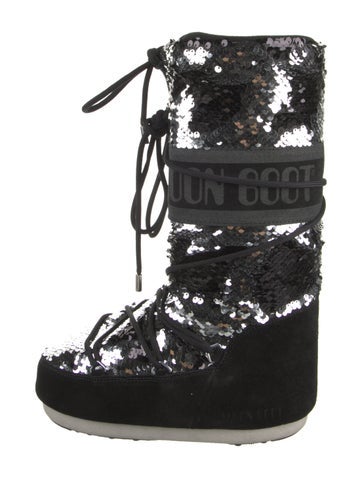 Moon Boot Boots Sequins Lace-Up 6