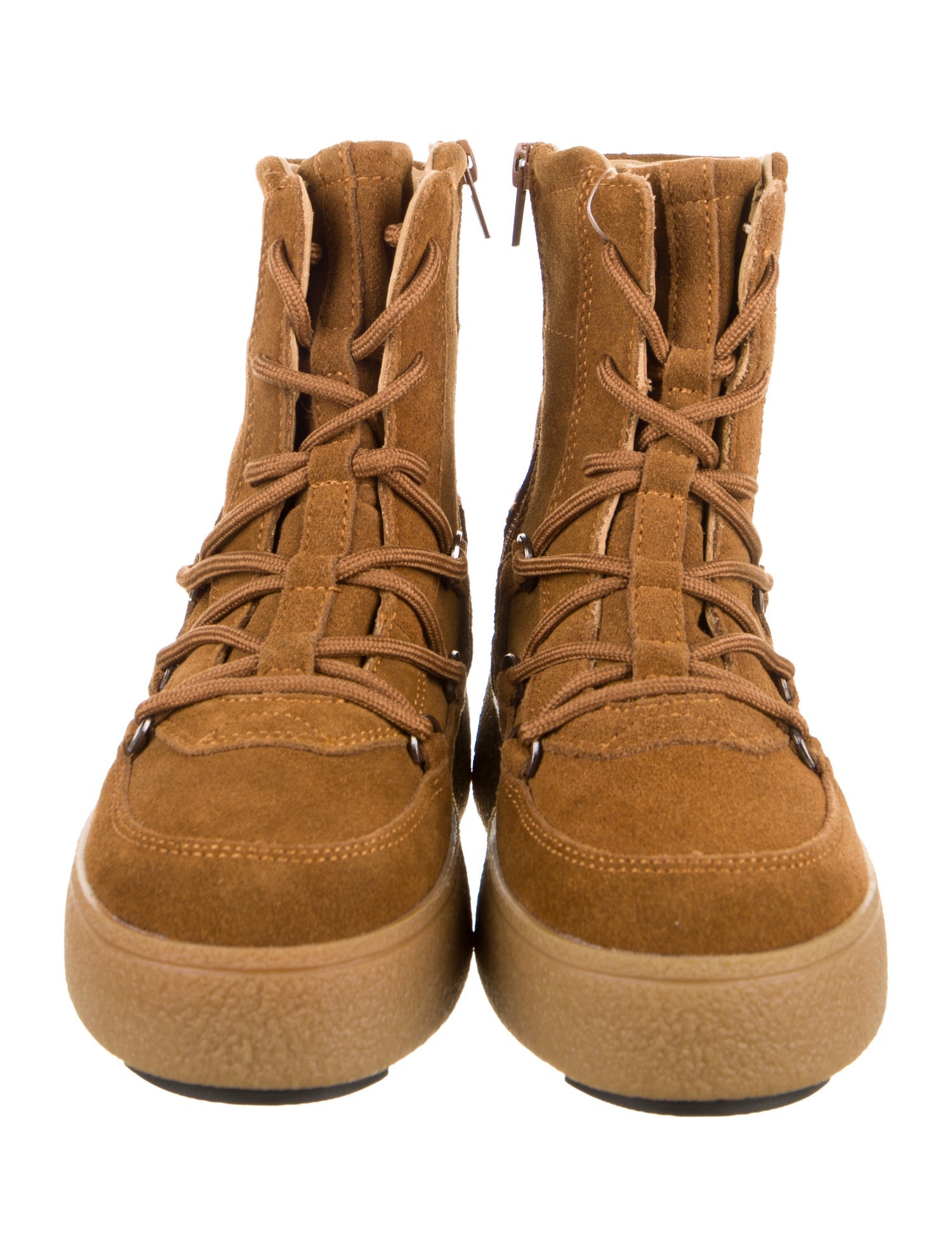 Moon Boot Girls' Logo Print MB JTRACK LACE SUEDE Boots