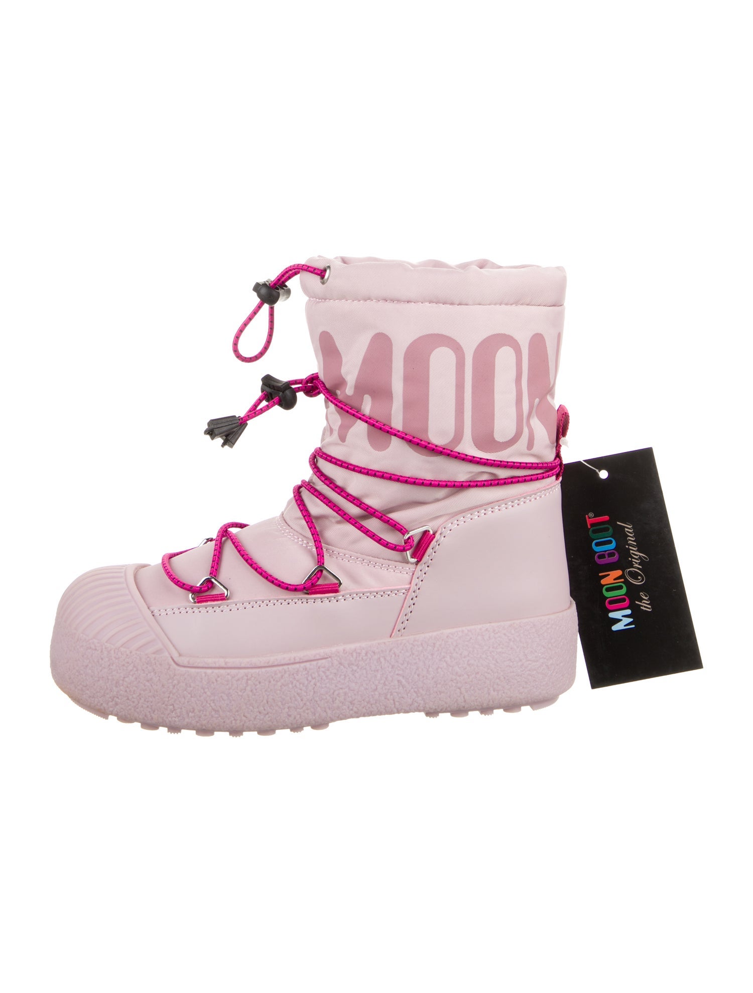 Moon Boot Girls' Logo Print Snow Boot