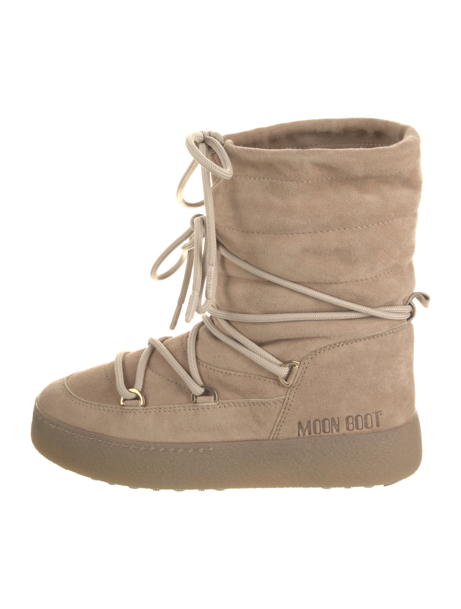 Moon Boot Suede Lace-Up Boots