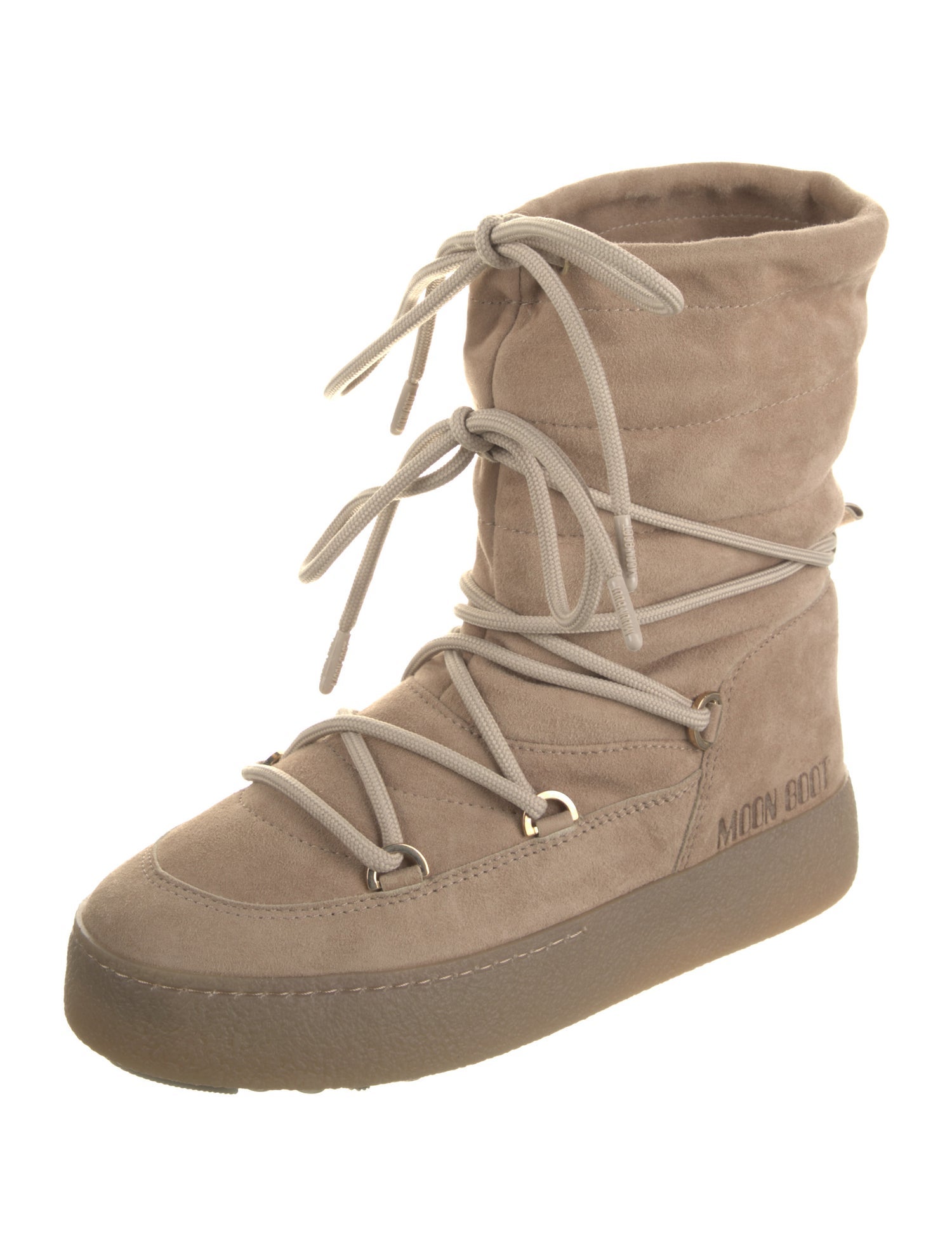 Moon Boot Suede Lace-Up Boots