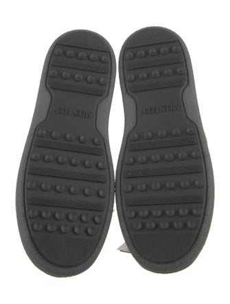 Moon Boot Suede Colorblock Pattern Boots