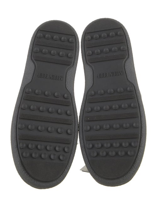 Moon Boot Suede Colorblock Pattern Boots