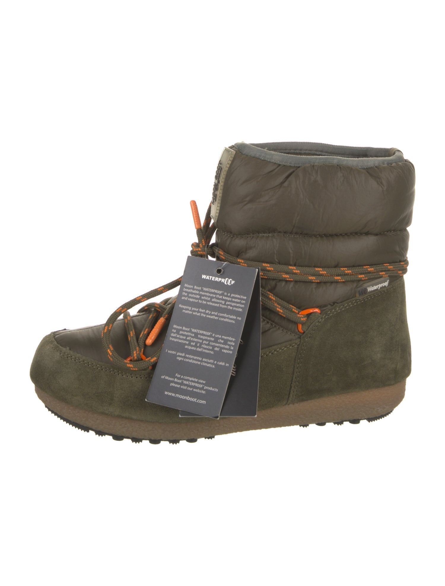 Moon Boot Nylon Lace-Up Boots