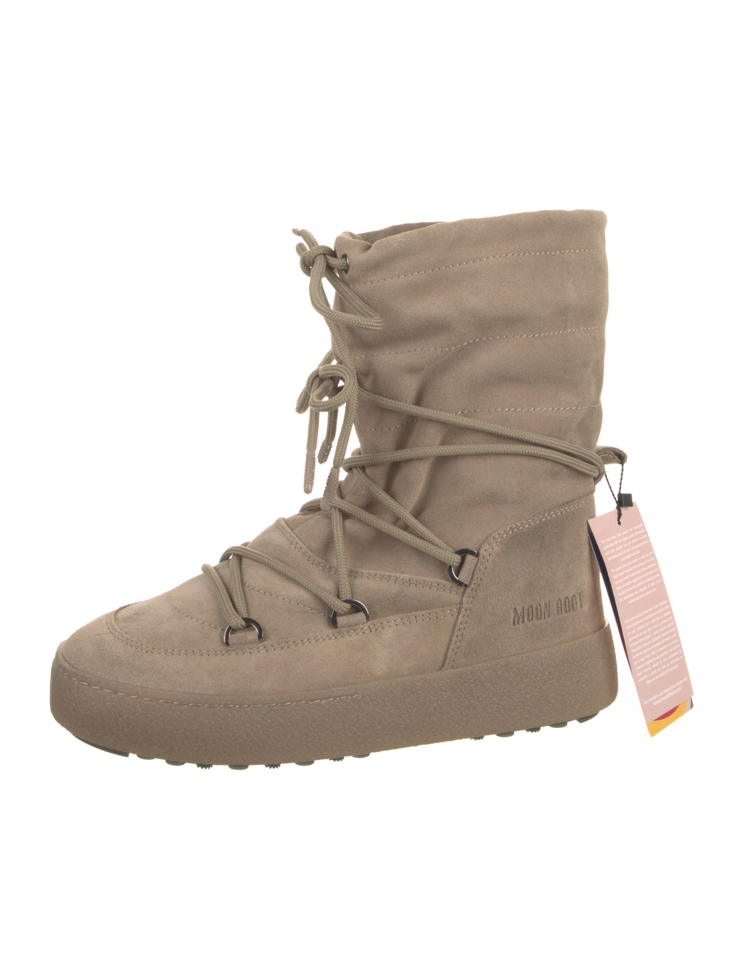 Moon Boot Suede Lace-Up Boots