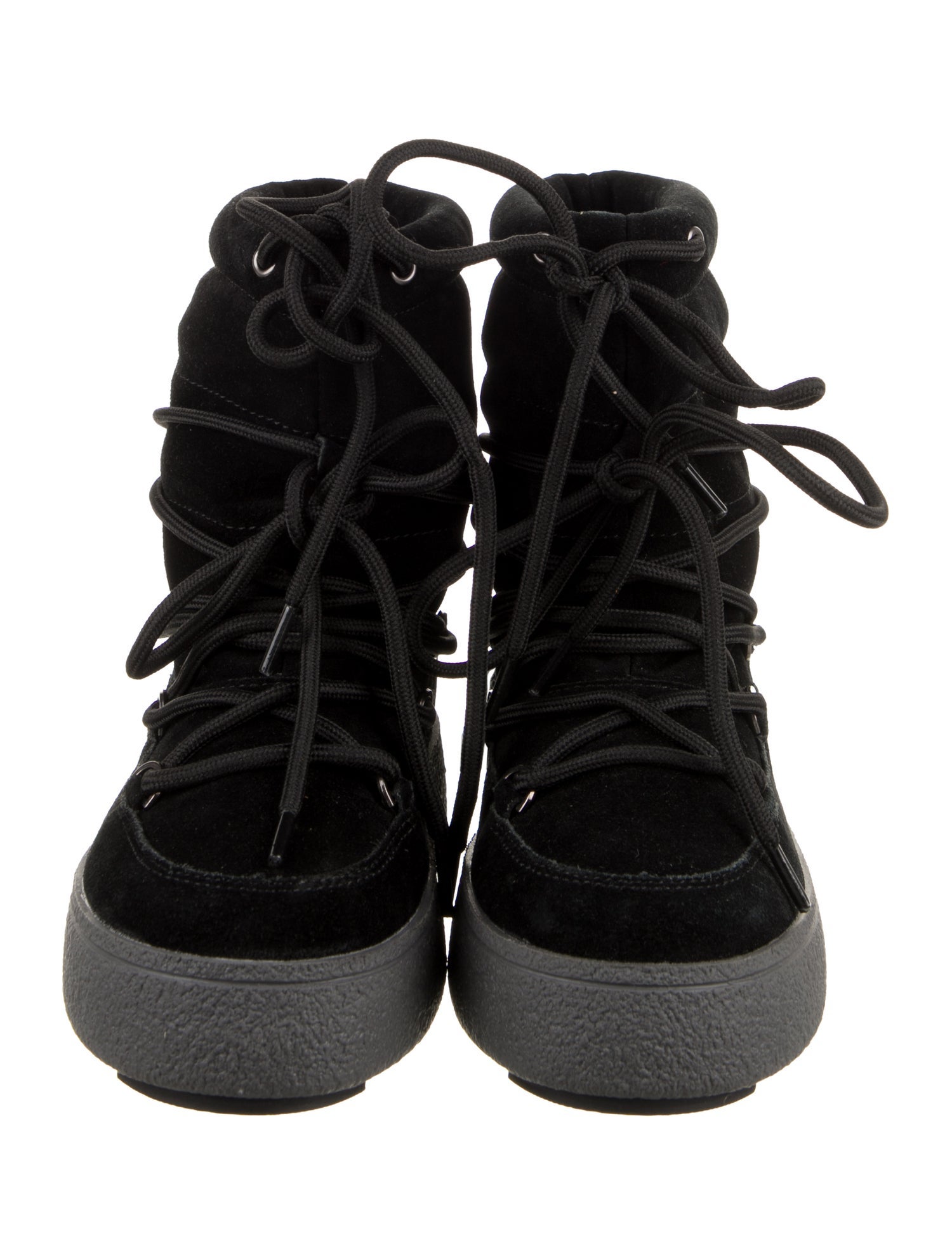 Moon Boot Girls' MB JTRACK SUEDE Logo Print Snow Boot