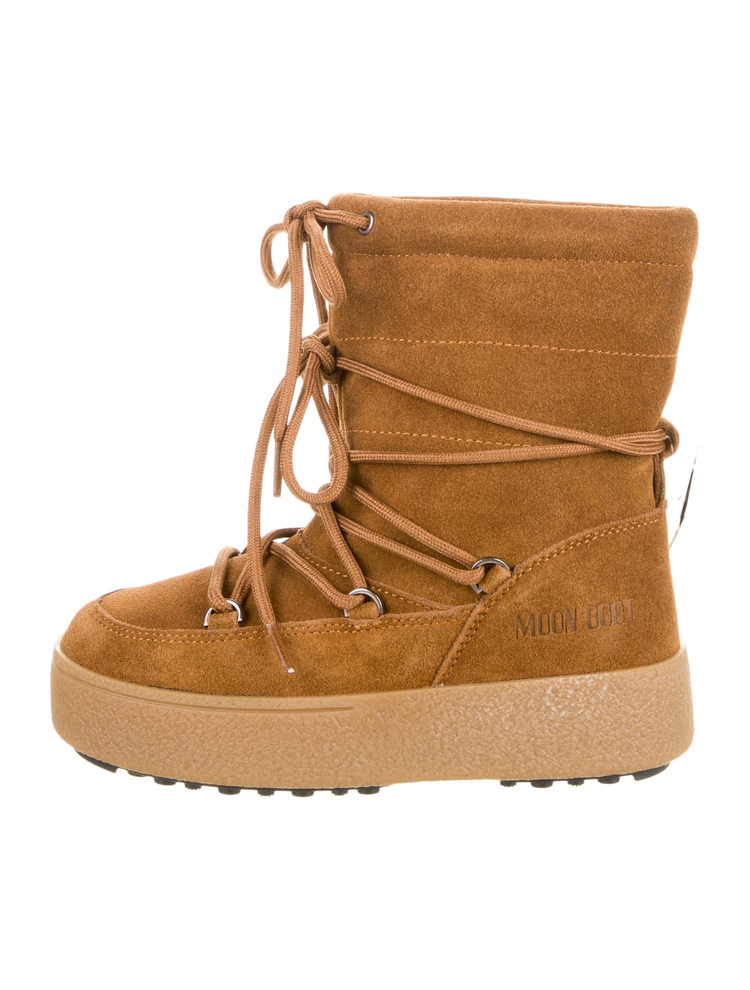 Moon Boot Girls' Logo Print MB JTRACK SUEDE Snow Boot