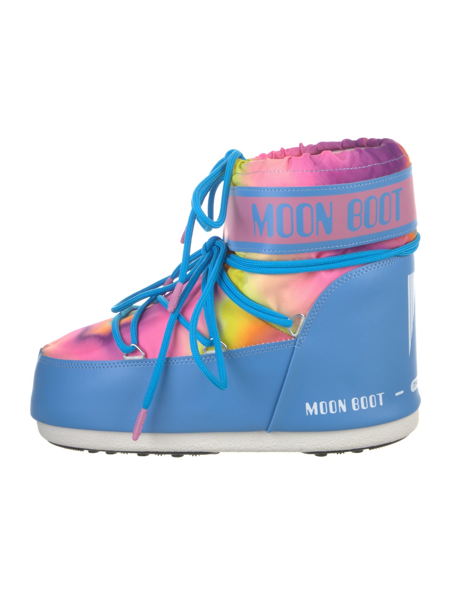 Moon Boot Nylon Printed Lace-Up Boots
