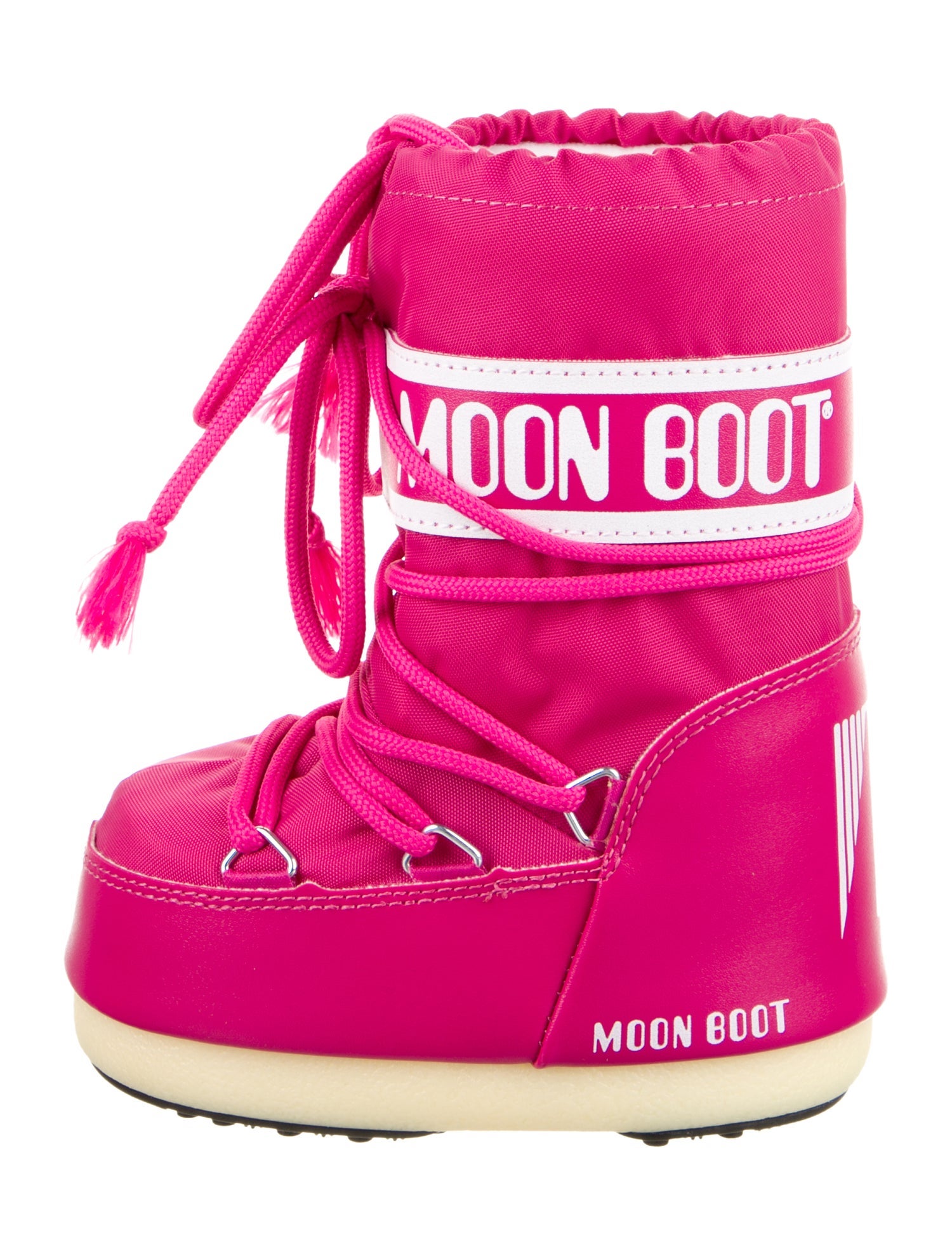 Moon Boot Toddler Girls' Logo Print MB ICON NYLON Snow Boot