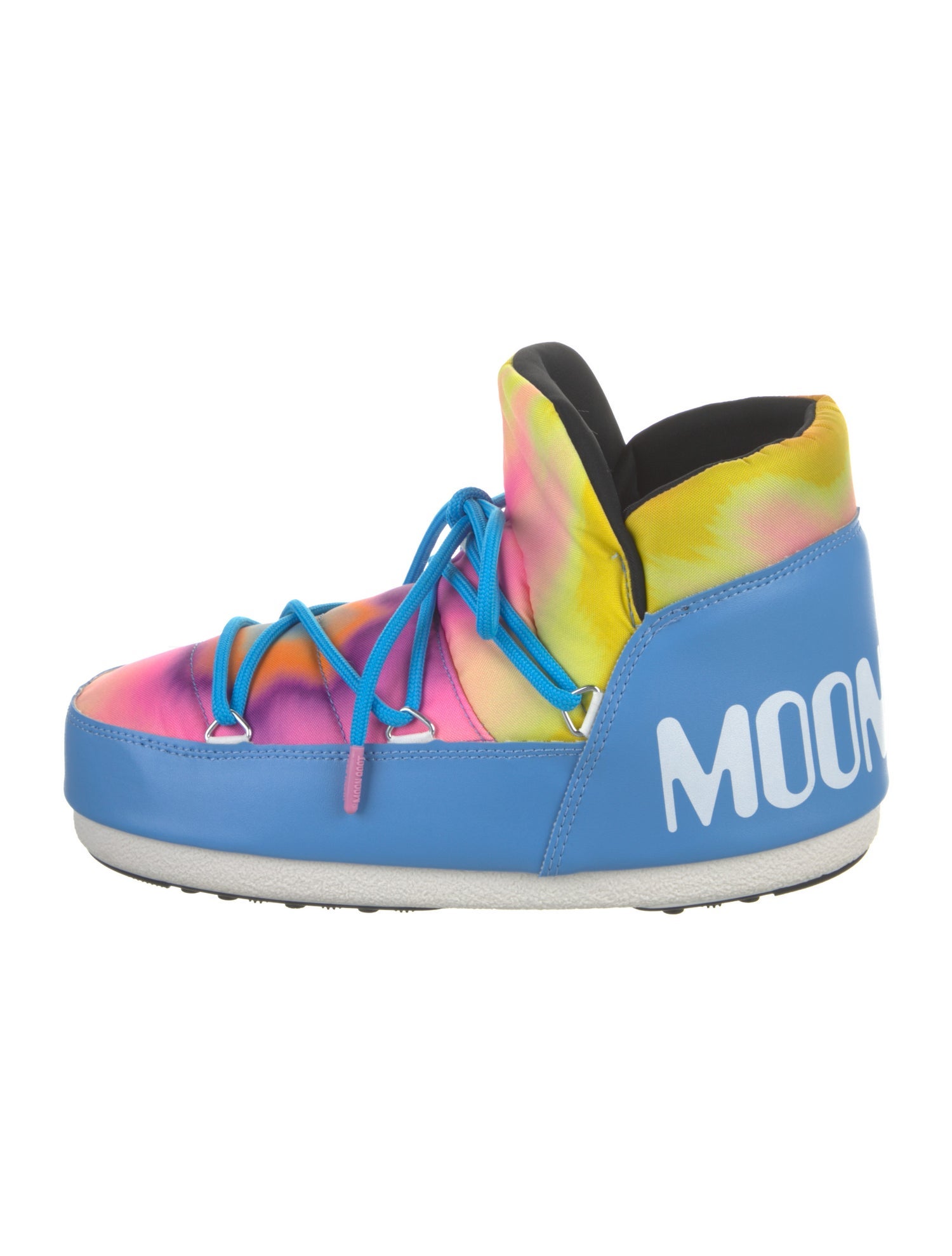 Moon Boot Nylon Tie-Dye Print Hiking Boots