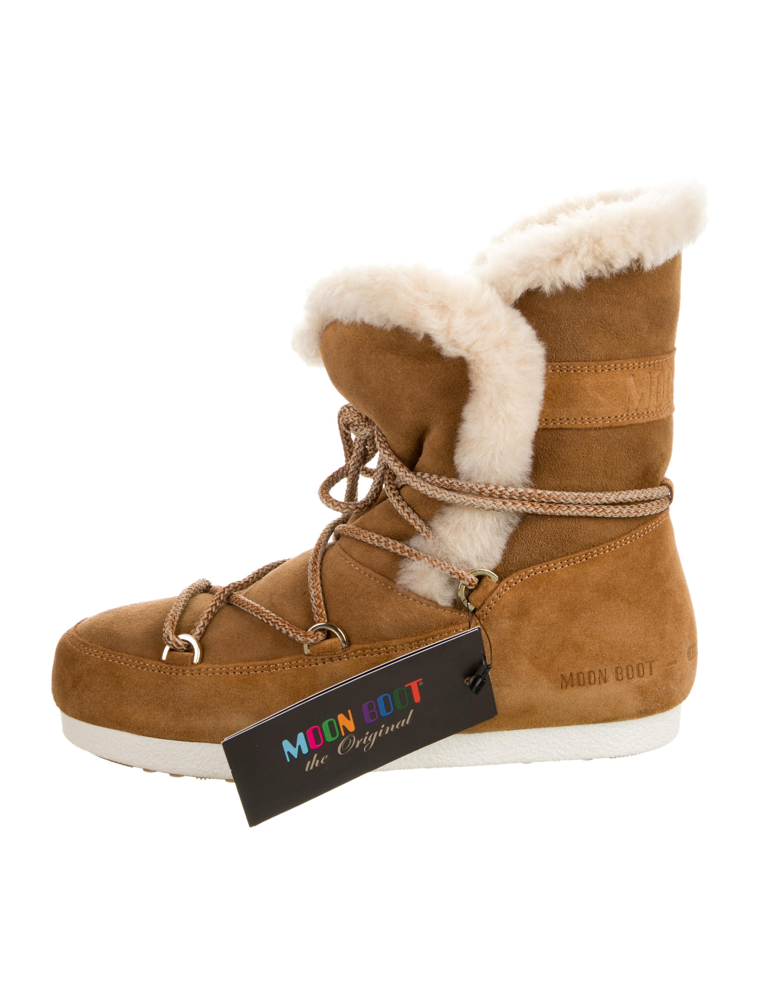 Moon Boot Suede Snow Boots
