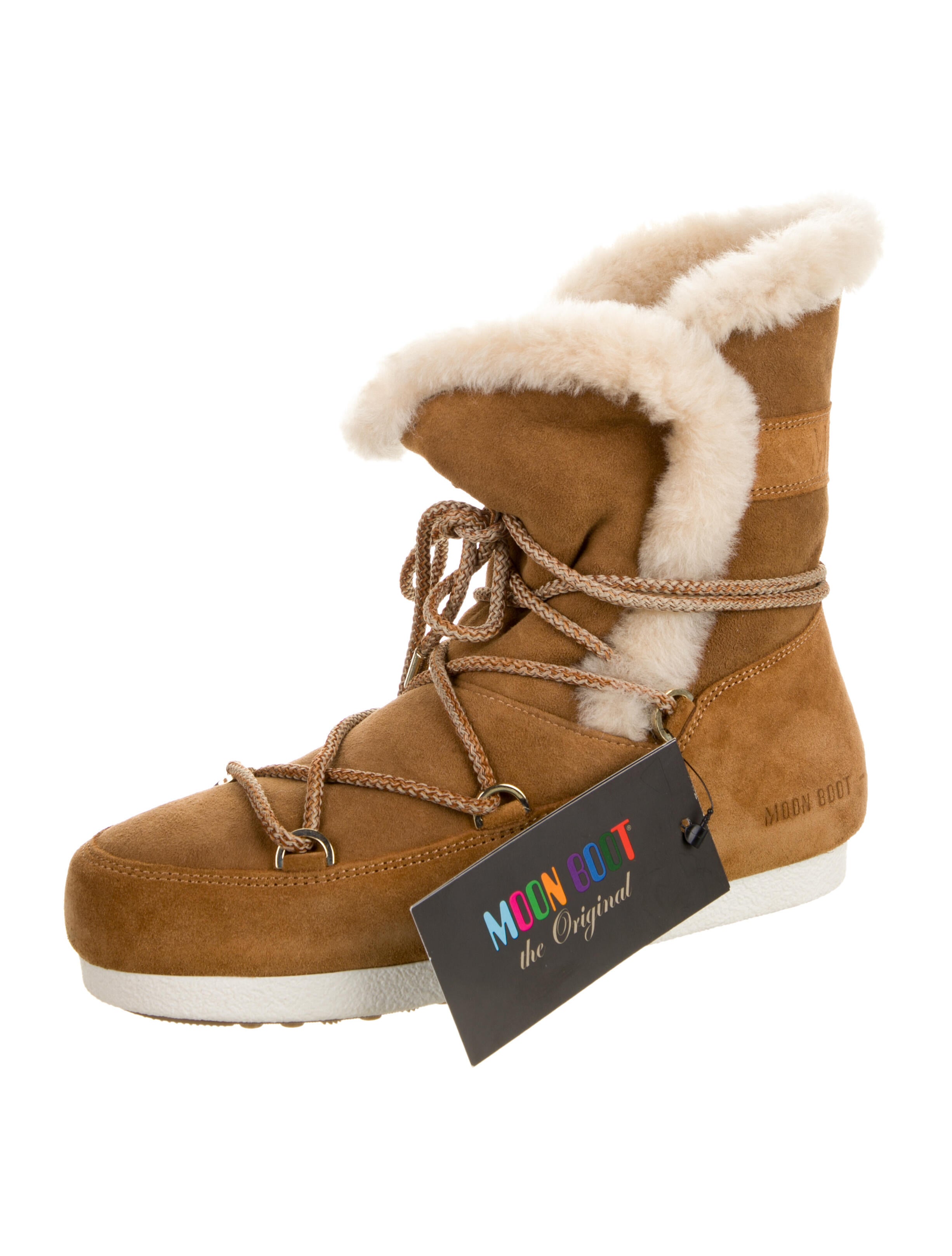 Moon Boot Suede Snow Boots