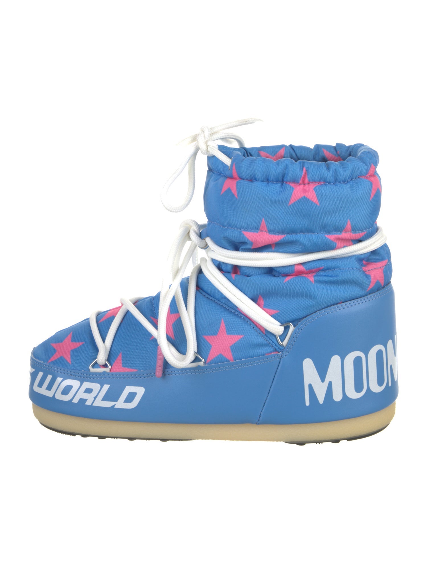 Moon Boot Nylon Printed Lace-Up Boots