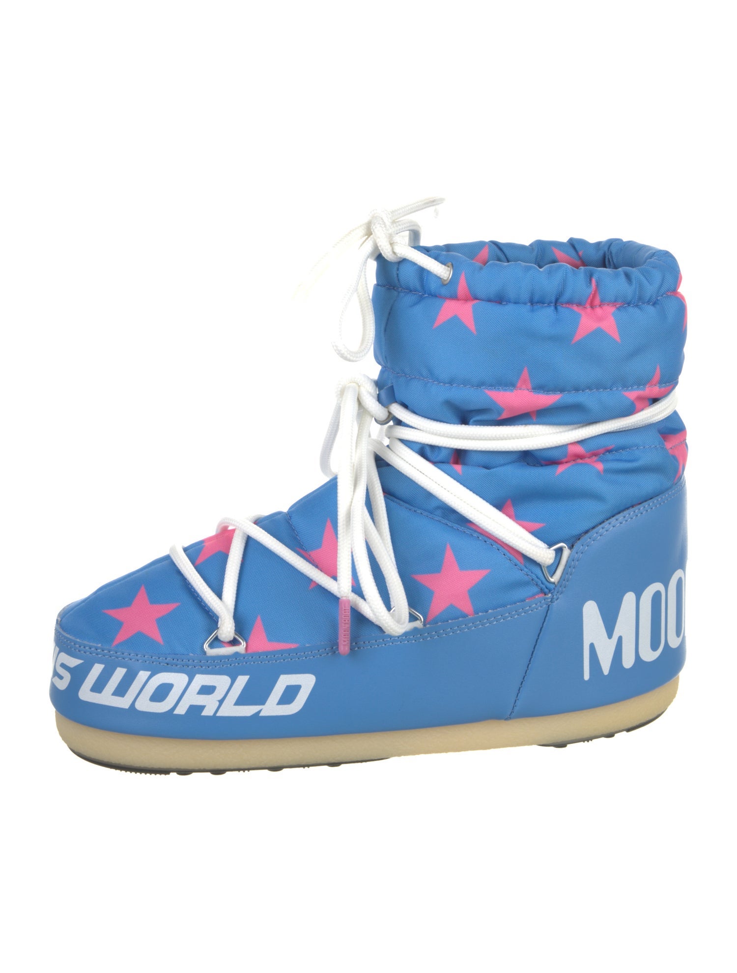 Moon Boot Nylon Printed Lace-Up Boots