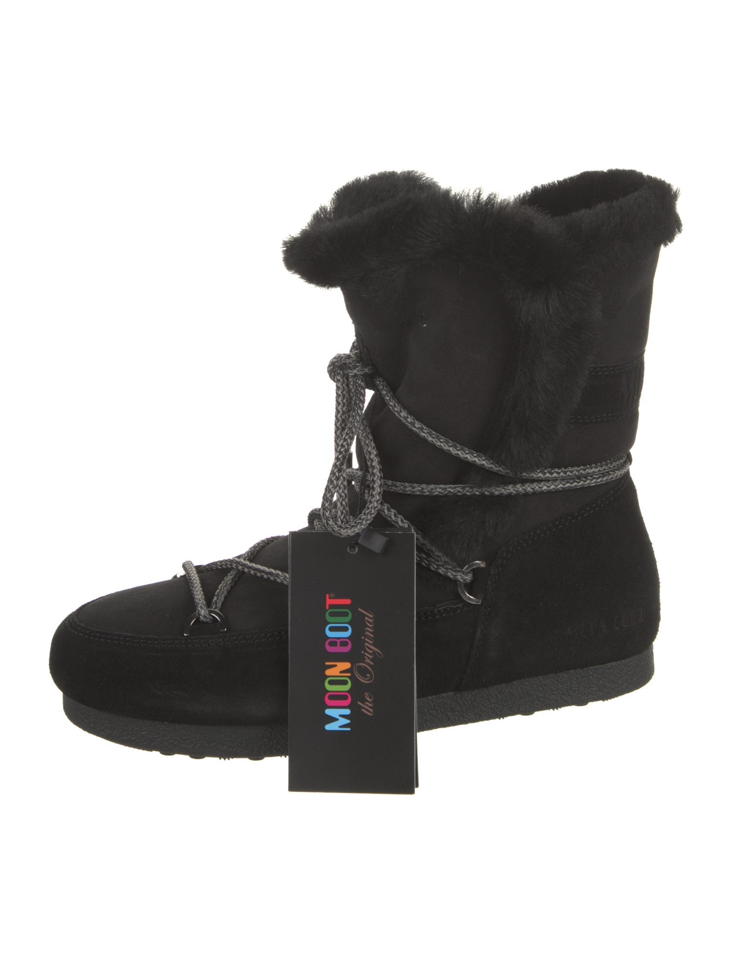 Moon Boot Suede Lace-Up Boots